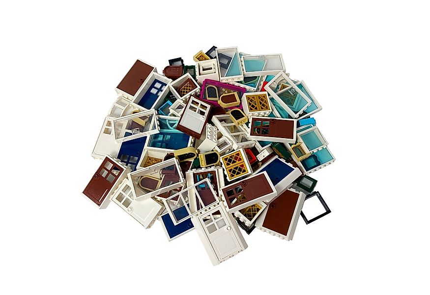 LEGO® LEGO® Fenster und Türen Gemischt für Haus, Gebäude NEU! Menge 50x Spi günstig online kaufen