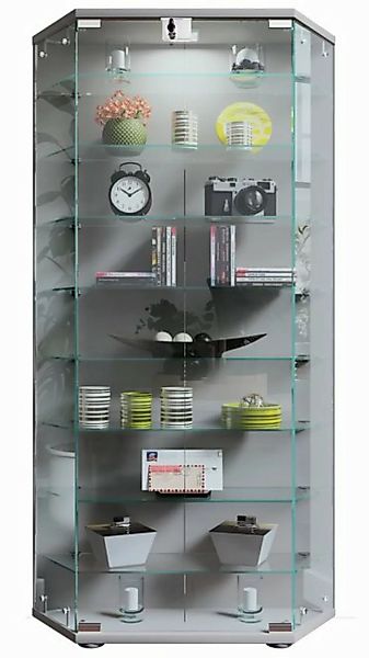 VCM Vitrine "Holz Glas Stand Vitrine Sammelvitrine Cenila XL", (1 St.) günstig online kaufen