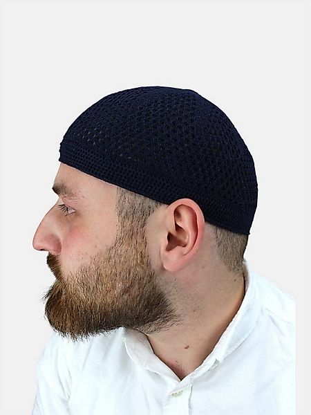 Aymasal Strickmütze Handgestrickte elastische Gebetsmütze Herren Islamische günstig online kaufen
