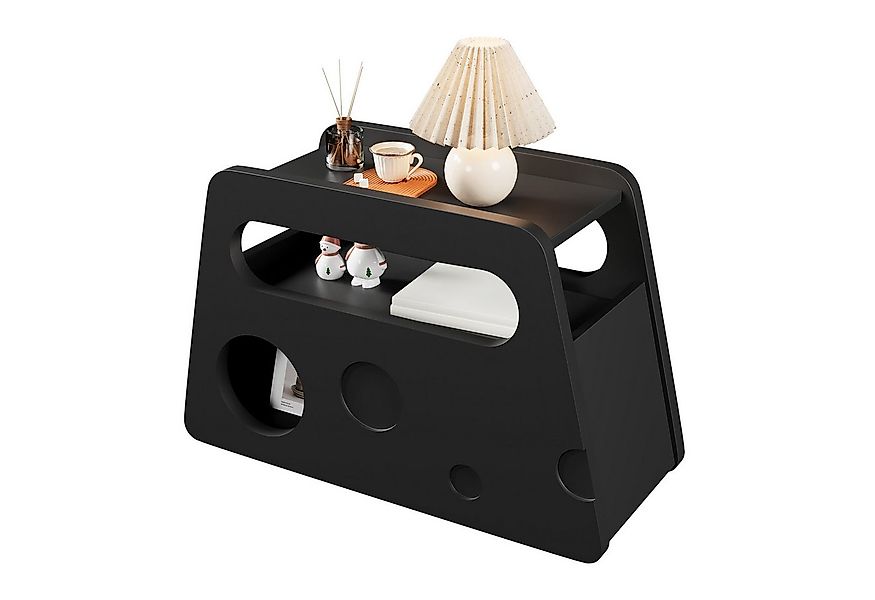 HAUSS SPOLE Couchtisch Beistelltisch mit Rollen, abgerundetem Design für Wo günstig online kaufen