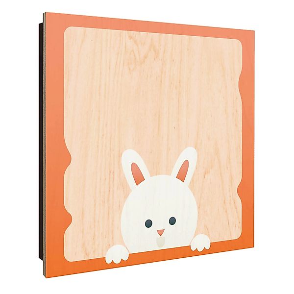 Banjado Großer Schlüsselkasten Holz 30x30cm Schwarz Scharnier Links 50 Hake günstig online kaufen