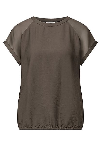 STREET ONE Kurzarmbluse – Blusenshirt mit dezenten Mesh-Details günstig online kaufen
