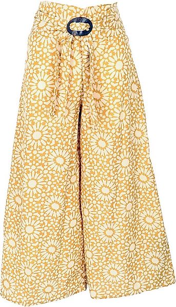 Guru-Shop Relaxhose Luftige Sommerhose mit Kokosschnalle, Boho.. alternativ günstig online kaufen