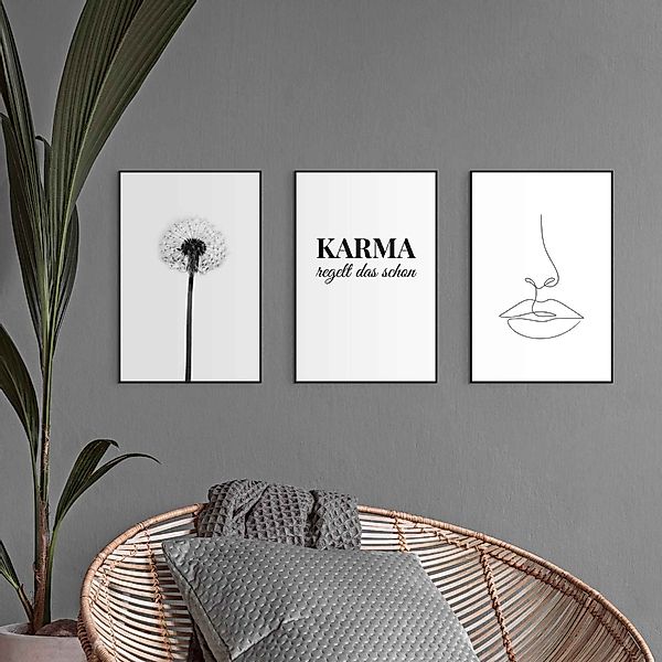 Reinders! Wandbild Wandbilder Set Modern Art günstig online kaufen