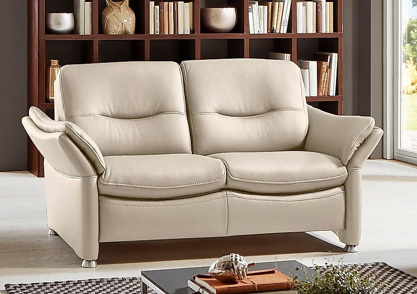 HUKLA 2-Sitzer »HU-SF15058 Ledersofa, Breite 164 cm«, hochwertiges Glattled günstig online kaufen