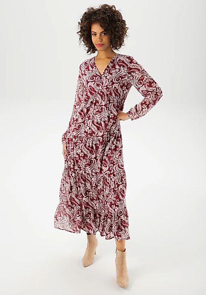 Aniston CASUAL Maxikleid mit farbharmonischem Paisley-Muster günstig online kaufen