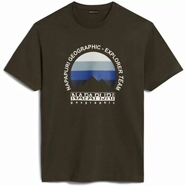 Napapijri  T-Shirts & Poloshirts S-TELEMARKET SS NP0A4HRC-GE4 GREEN DEPHTS günstig online kaufen