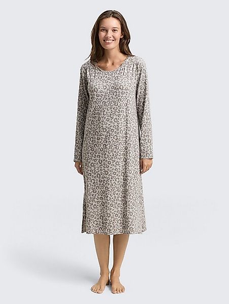 TOM TAILOR Nachthemd Bodywear Nachthemd mit Leo-Print günstig online kaufen