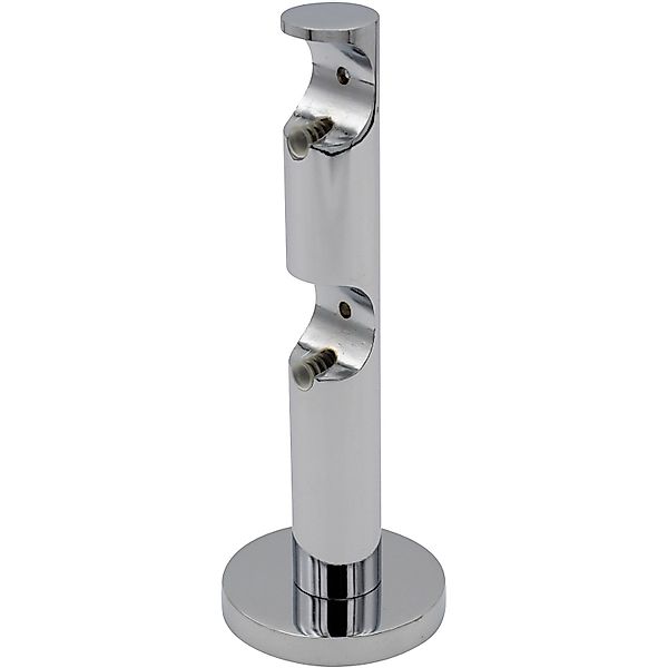 Mydeco Gardinenstange-Halterung 2-läufig Function Chrom Ø 2 cm günstig online kaufen