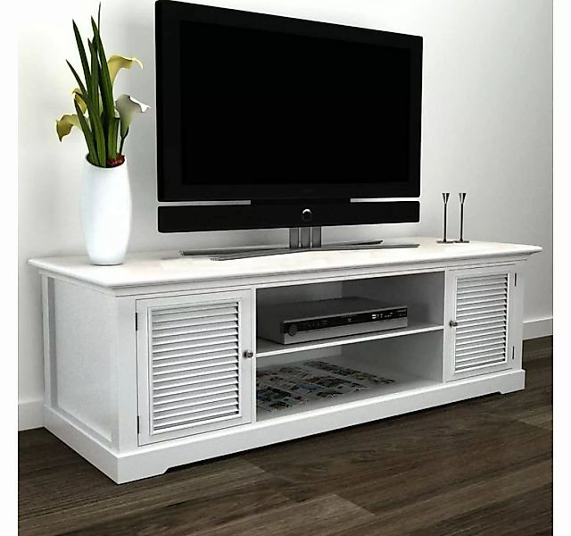furnicato TV-Schrank Weiß Holz günstig online kaufen