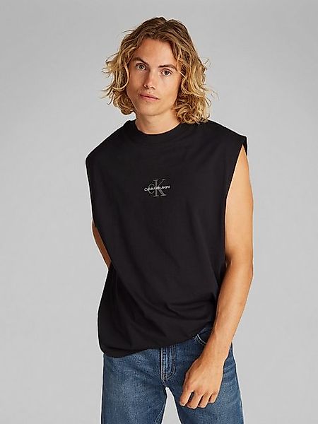 Calvin Klein Jeans Rundhalsshirt MONOLOGO SLEEVELESS TEE mit Logostickerei günstig online kaufen