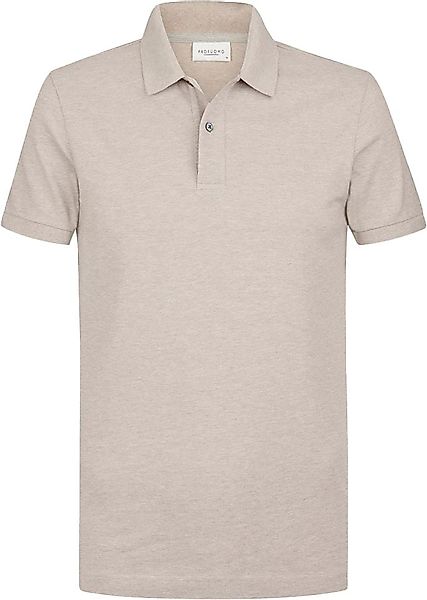 Profuomo Piqué Poloshirt Beige - Größe L günstig online kaufen