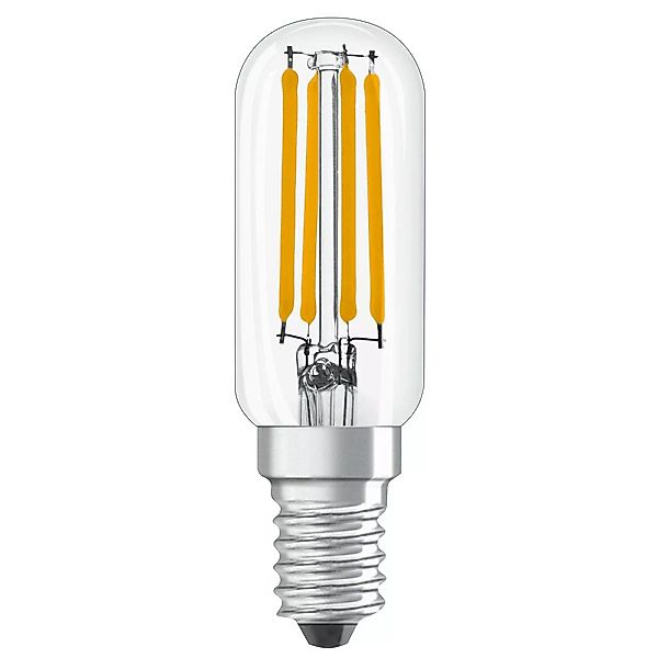 Osram LED-Lampe Classic E14 T-Form Klar 4W Warmweiß 470 lm 8 x 2,5 cm (H x günstig online kaufen