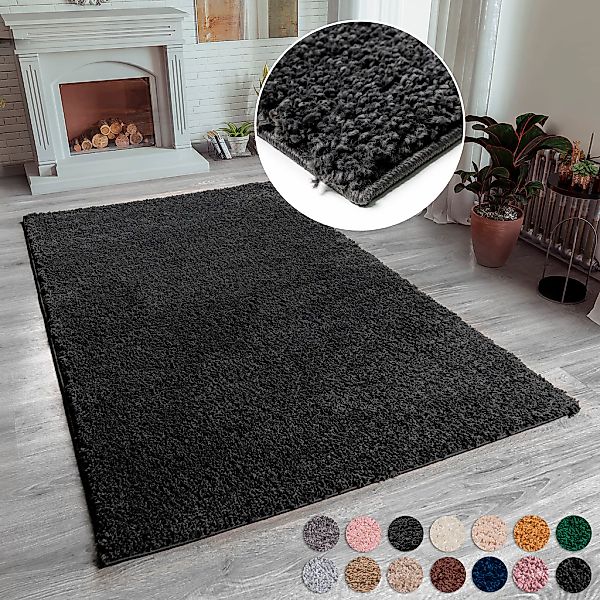 my home Hochflor-Teppich "Viva Shaggy, in Standard- und Premium-Qualität, 3 günstig online kaufen