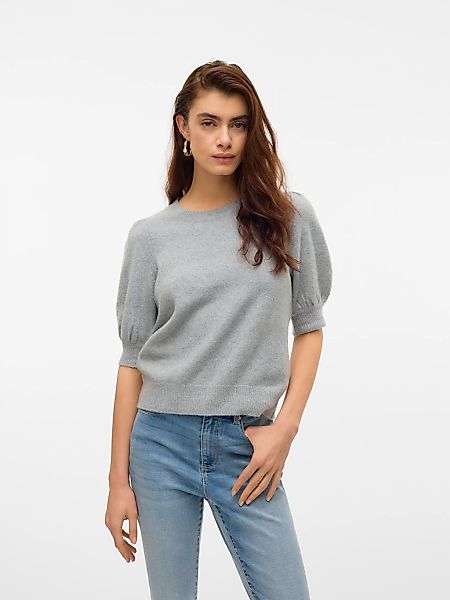 Vero Moda Rundhalspullover "VMDOFFY 2/4 O-NECK PULLOVER GA NOOS" mit kurzen günstig online kaufen