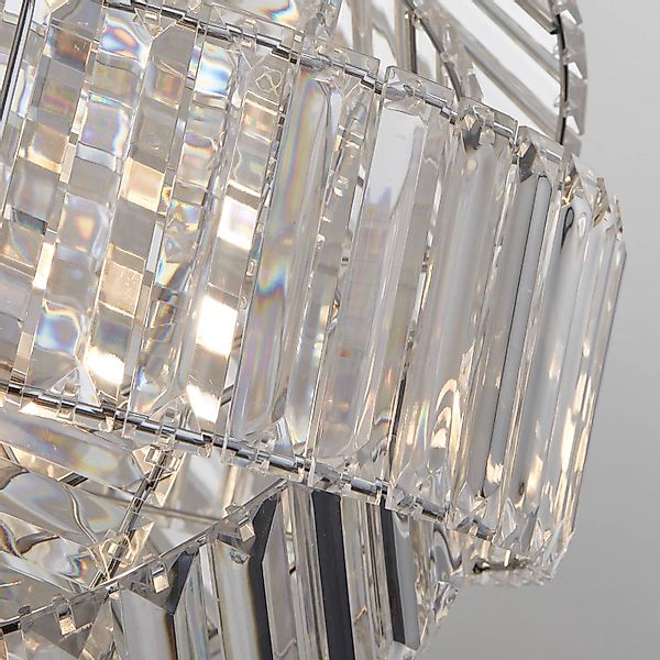 Pendelleuchte Eldoria, transparent, Acryl, Ø 41 cm, E27 günstig online kaufen