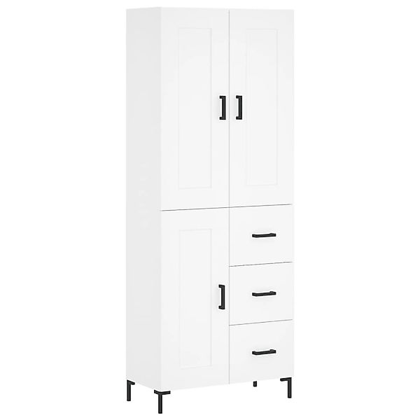 vidaXL Highboard Weiß 69,5x34x180 cm Holzwerkstoff 3200001 günstig online kaufen