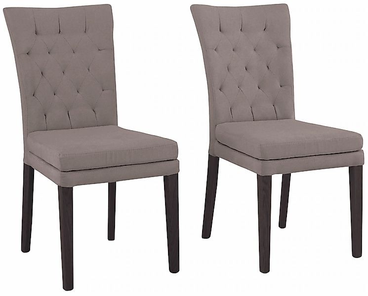 Home affaire 4-Fußstuhl "Colorado" (Set) 4 Stk.Beine aus Buche, wengefarben günstig online kaufen