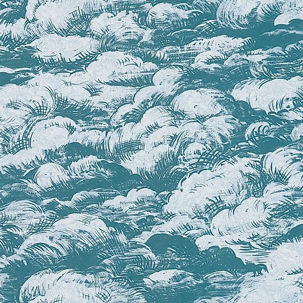 PROFHOME 377053-GU Natur Tapete Grafisch Matt Blau Weiß 0,53 m x 10,05 m 5, günstig online kaufen