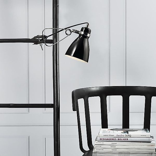 Klemmleuchte Cyclone schwarz E14 günstig online kaufen