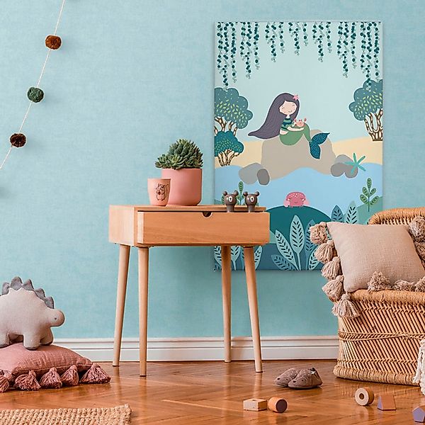 A.S. Création Leinwandbild "Coral Kingdom - Wandbild Bunt Beige Keilrahmen günstig online kaufen