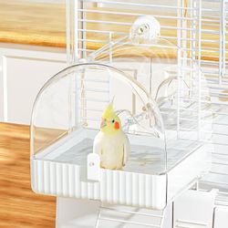 LuxusKollektion Vogelkäfig Vogelbad Multifunktions-Hängender 3-in-1 Badehau günstig online kaufen