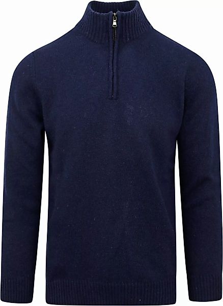 Suitable Half Zip Pullover Wool Blend Navy - Größe XXL günstig online kaufen