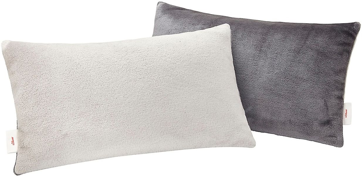 s.Oliver Dekokissen "double soft Kissen s.Oliver" Kissenhüllen ohne Füllung günstig online kaufen