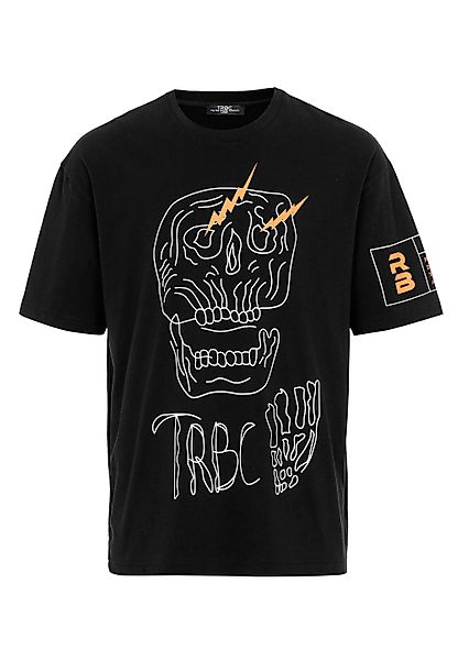 RedBridge T-Shirt Oversized mit Totenkopf-Print - günstig online kaufen