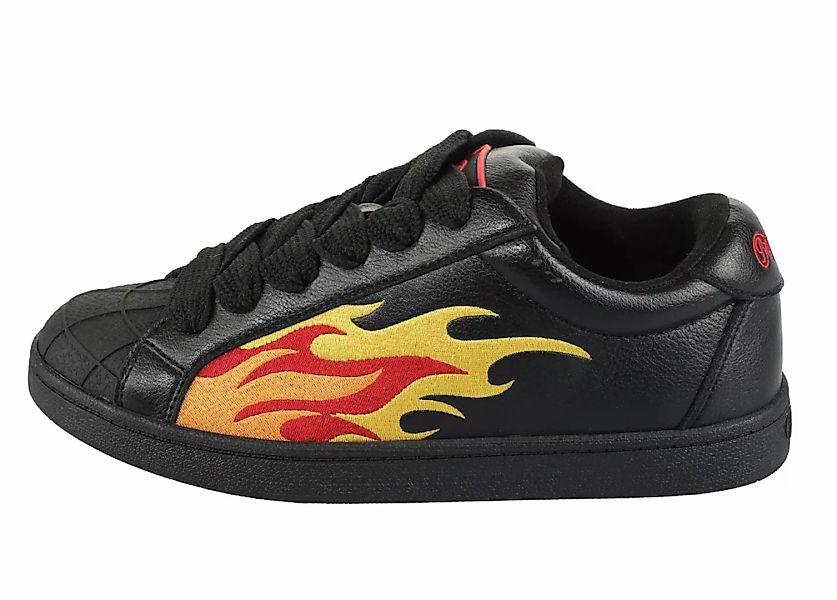 Buffalo Sneaker "LIBERTY", Freizeitschuh, Halbschuh, Schnürschuh mit Flamme günstig online kaufen