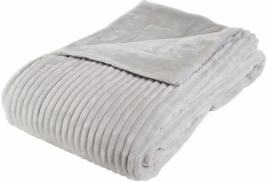 Gözze Wohndecke "Cordoptik" mit Glanzeffekt, Kuscheldecke günstig online kaufen