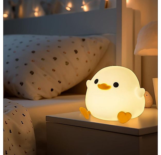 Jibenhome Nachttischlampe Capybara/Enten Nachtlicht für Kinder, USB-Wiedera günstig online kaufen
