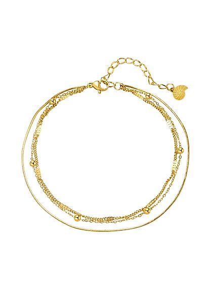 Hey Happiness Fußkette Trio-Klassik, Layer Damen günstig online kaufen