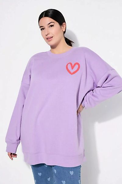 Studio Untold Sweatshirt Sweatshirt extra oversized HEARTS-Rückenprint günstig online kaufen