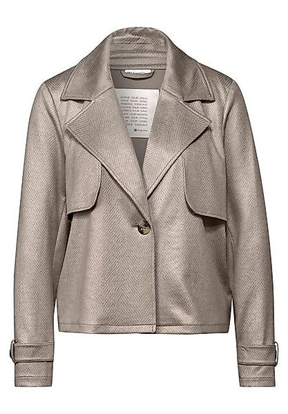 STREET ONE Lederimitat-Blazer – Elegante leichte Jacke günstig online kaufen