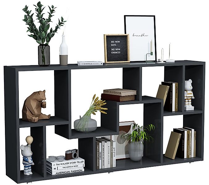 VCM Standregal Holz Stand Regal Raumteiler Bücherregal Lanisa L günstig online kaufen