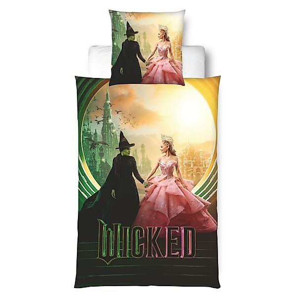 MTOnlinehandel Bettwäsche 135x200 Wicked, Mikrofaser, 2 günstig online kaufen