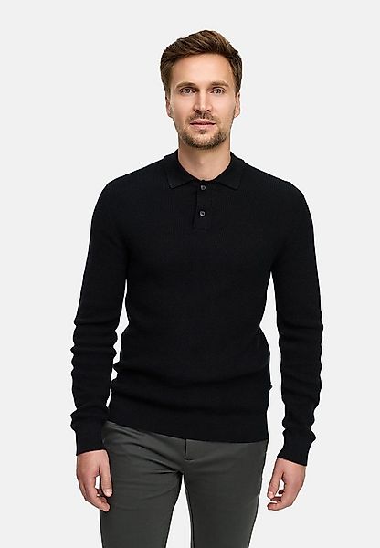 Jeff Strickpullover Herren JFTristan polo Pullover Herrenpullover mit Polok günstig online kaufen