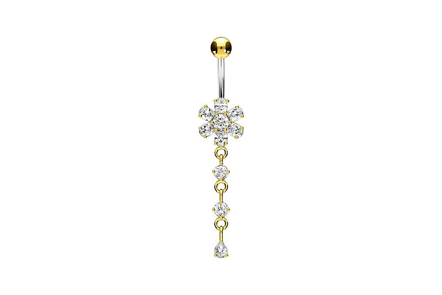 PIERCINGLINE Bauchnabelpiercing Titan Bananabell mit 925er günstig online kaufen
