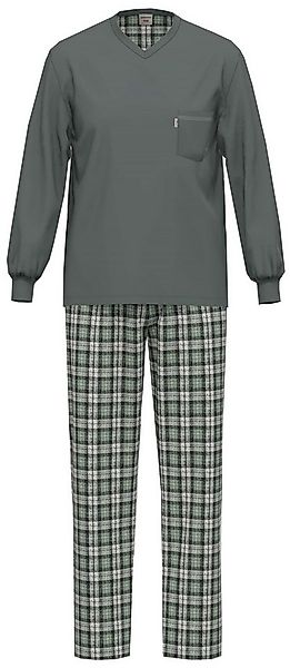 Ammann Schlafanzug Herren Pyjama lang (2 tlg) Baumwolle günstig online kaufen