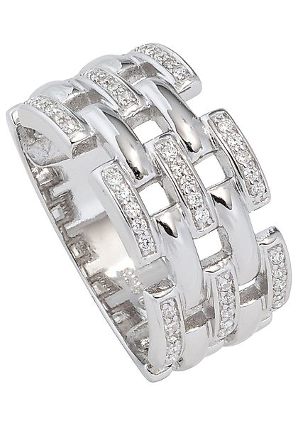 JOBO Silberring, breit 925 Silber mit günstig online kaufen