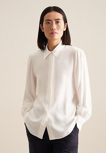 seidensticker Hemdbluse Schwarze Rose Langarm Kragen günstig online kaufen