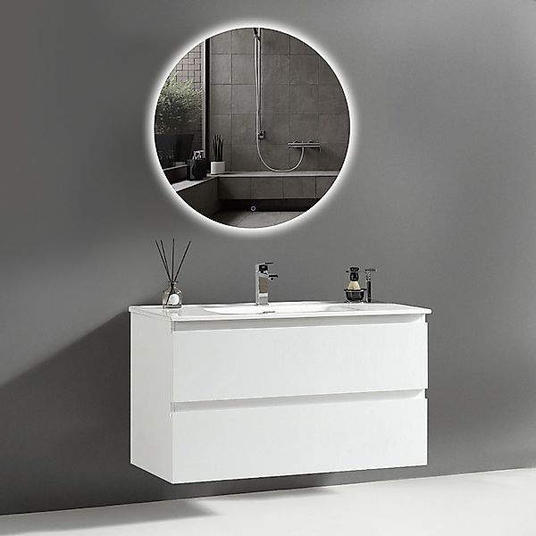 Alpenberger Badmöbel-Set Badezimmermöbel Badezimmer Schrank - günstig online kaufen