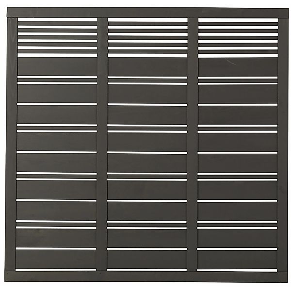 Sichtschutzzaun Silence Nadelholz Umbragrau 176 cm x 170 cm günstig online kaufen