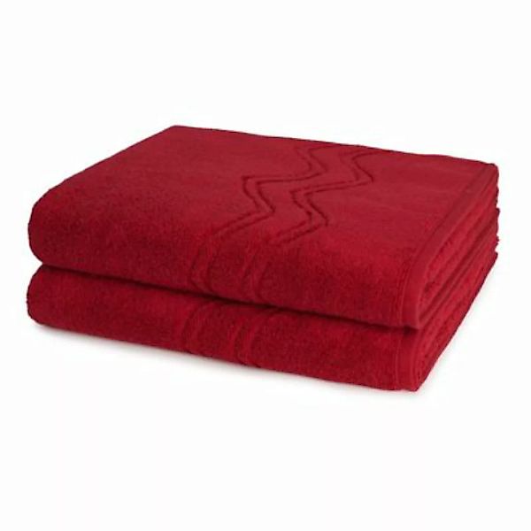 Ross 2 X Duschtuch - Im Set Cashmere feeling Handtücher rot günstig online kaufen