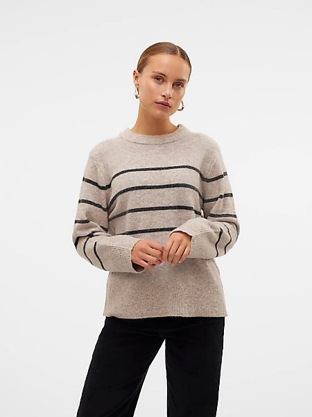 Vero Moda Strickpullover VMFLAWLESS LS O-NECK PULLOVER GA NOOS günstig online kaufen