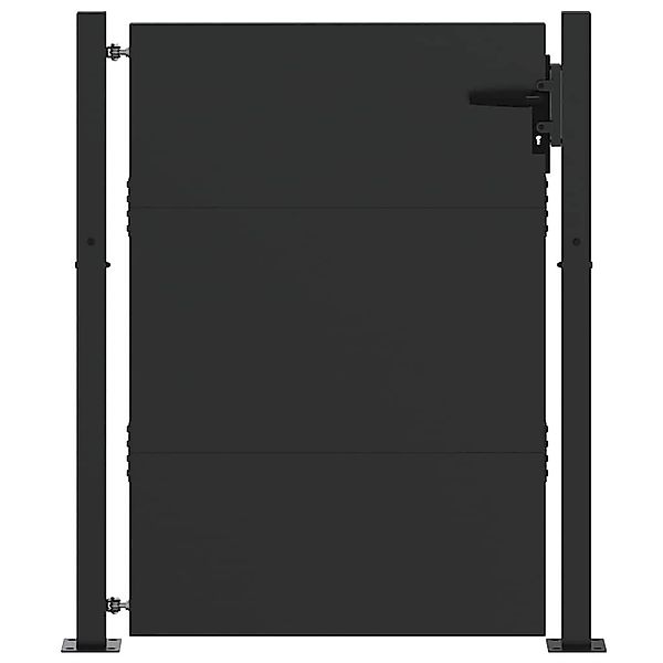 vidaXL Gartentor Gartentor Schwarz 105 x günstig online kaufen