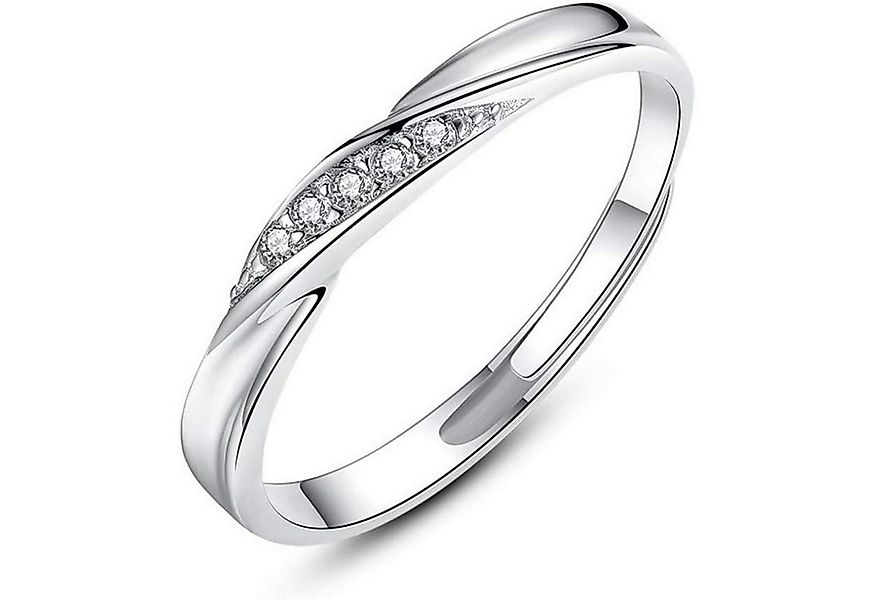 LuxusKollektion Partnerring Trauringe Partnerringe Verstellbar 925 Silber S günstig online kaufen
