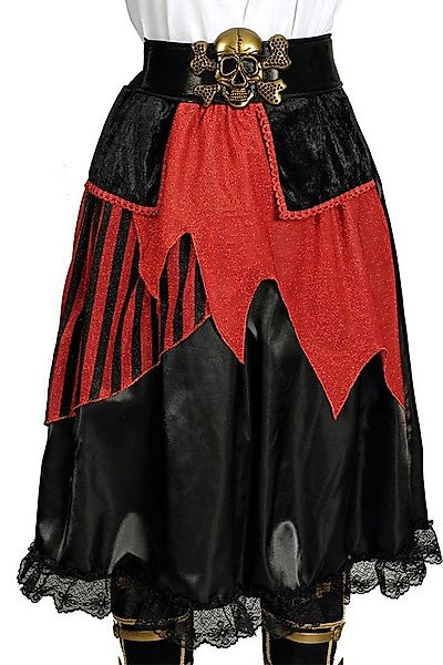 Karneval-Klamotten Piraten-Kostüm Damen Seeräuberin Piraten-Rock Freibeuter günstig online kaufen
