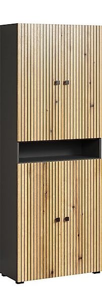 welltime Hochschrank Amrum (1-St) Breite 40cm, geräumiger Hochschrank Eiche günstig online kaufen